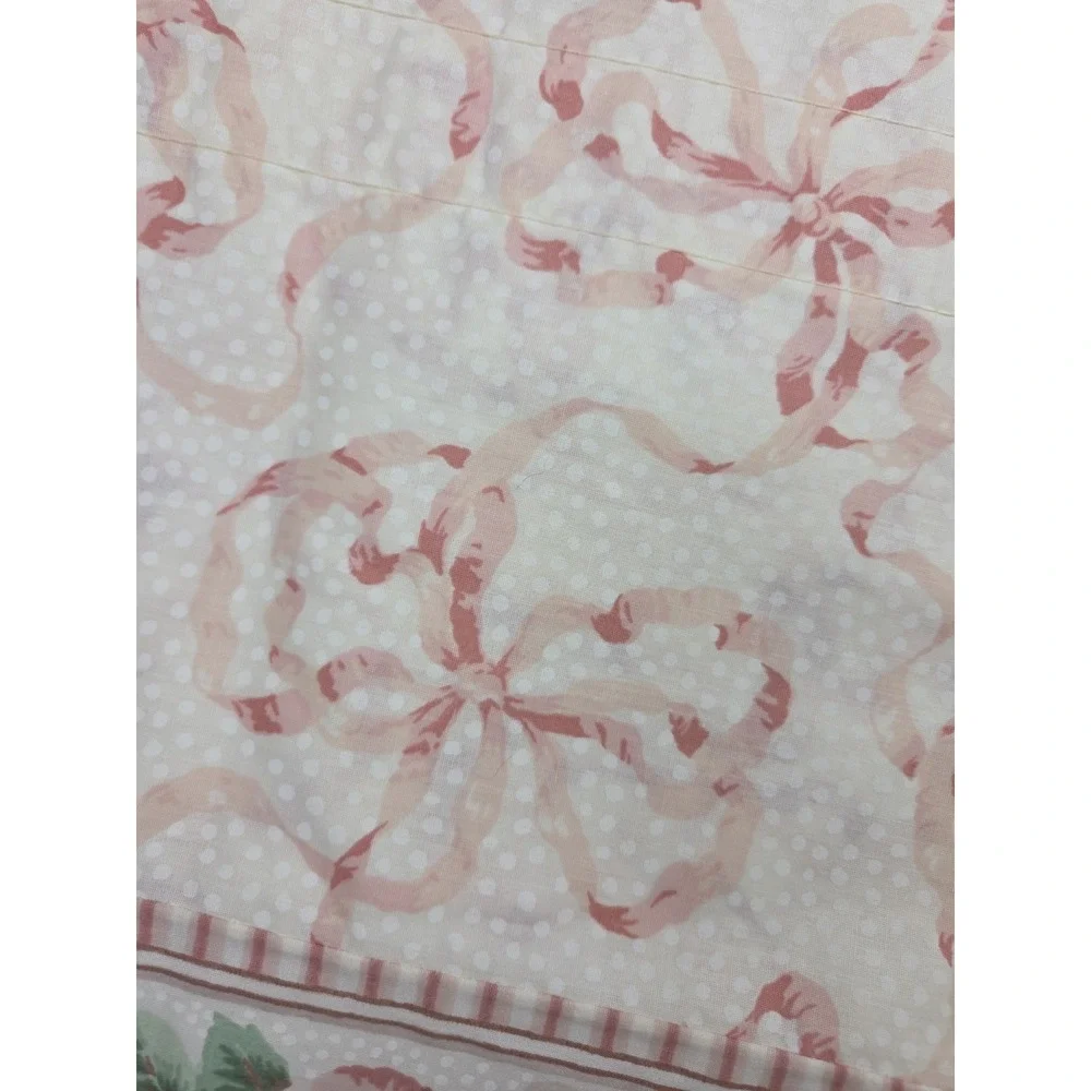 Vintage 80‎ 90s Cottagecore Grandmillennial Floral Valances Dots Romantic Set